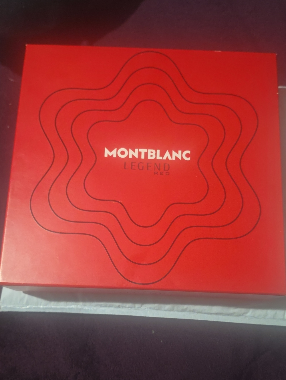 NIB Montblanc Red Legend Gift Box 3.3 Fl. Oz & 1 Fl. Oz